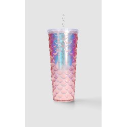 Vaso Con Popote Textura