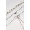 Set Collar y Aretes Moño