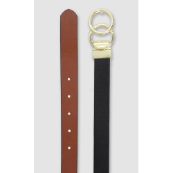 Cinturón Reversible Con Hebilla