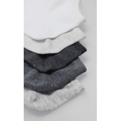 Paquete Calcetines Cortos Grises